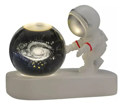 Lámpara Astronauta con Esfera 3D