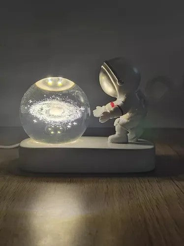 Lámpara Astronauta con Esfera 3D