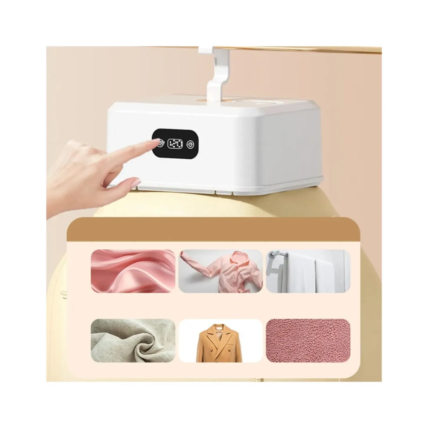 Secador De Ropa Portatil de Bajo Consumo (600W)