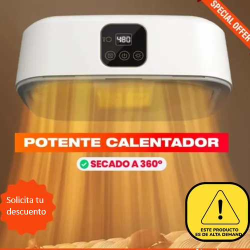 Secador De Ropa Portatil de Bajo Consumo (600W)