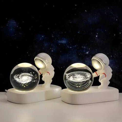 Lámpara Astronauta con Esfera 3D