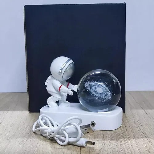 Lámpara Astronauta con Esfera 3D