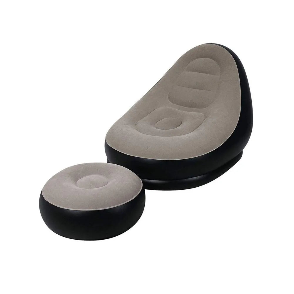 Sofa Sillón con Reposapiés Inflable Reclinable