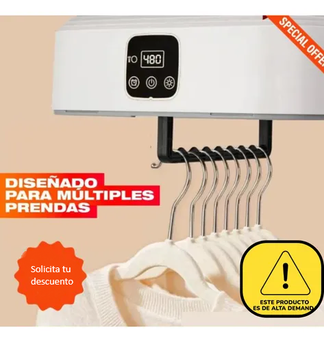 Secador De Ropa Portatil de Bajo Consumo (600W)